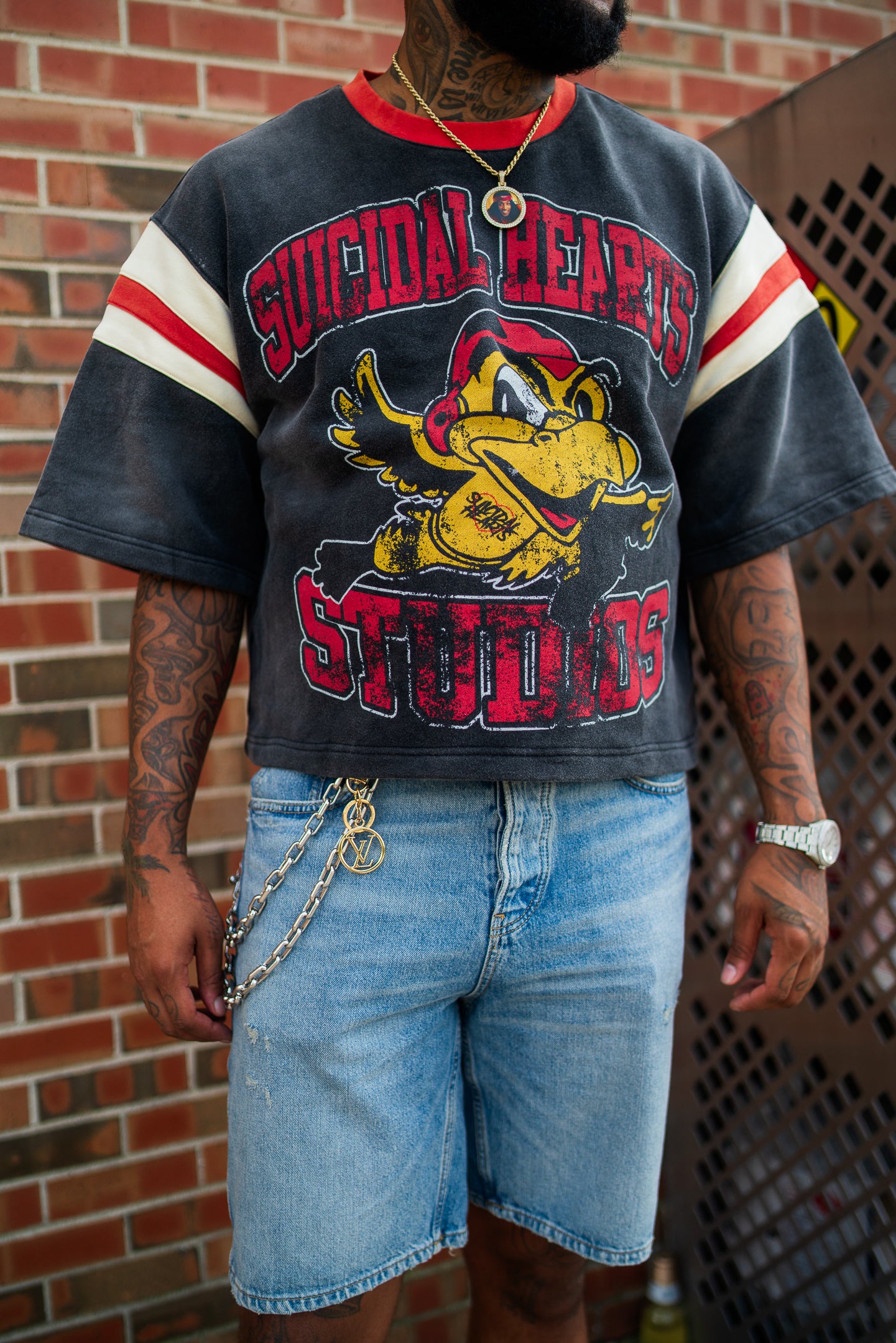 Suicidal Hearts Studios Crop Top